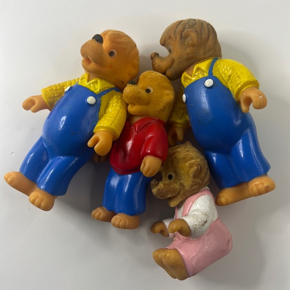 Vintage 80s Berenstain Bear Happy Meal Toys